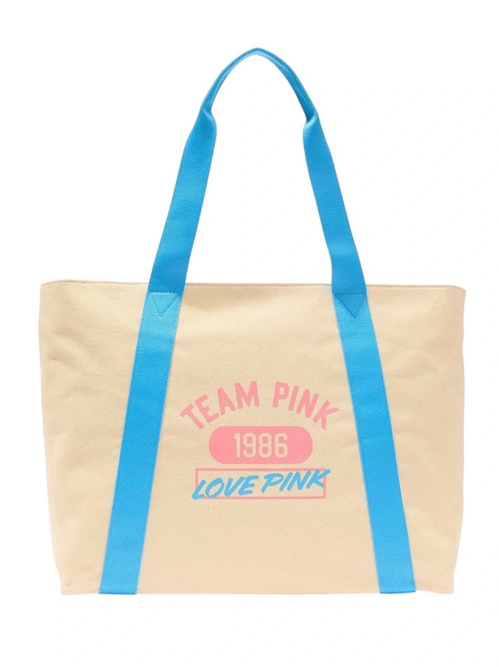 PINK Victoria Secret Team Pink Canvas Tote Bag